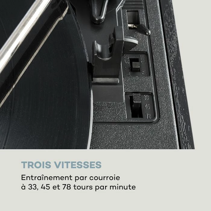 Auna Multimedia Chaîne Stéréo Rétro Oakland DAB 8 Auna Multimedia Chaîne Stéréo Rétro Oakland DAB – Image 6