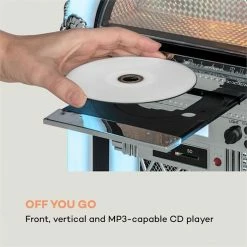 Auna Jukeboxes Kentucky Jukebox 12 Auna Jukeboxes Kentucky Jukebox -Audio-et-HiFi Soldes 10033772 yy 0005 logo auna Kentucky Jukebox weiss reedit