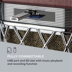 Auna Jukeboxes Graceland DAB Jukebox -Audio-et-HiFi Soldes 10033773 yy 0004 logo auna Graceland DAB Jukebox Holzoptik