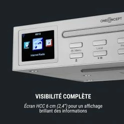 OneConcept Radios Encastrables & Radios De Cuisine Streamo Chef Radio De Cuisine -Audio-et-HiFi Soldes 10034050 fr 0005 logo