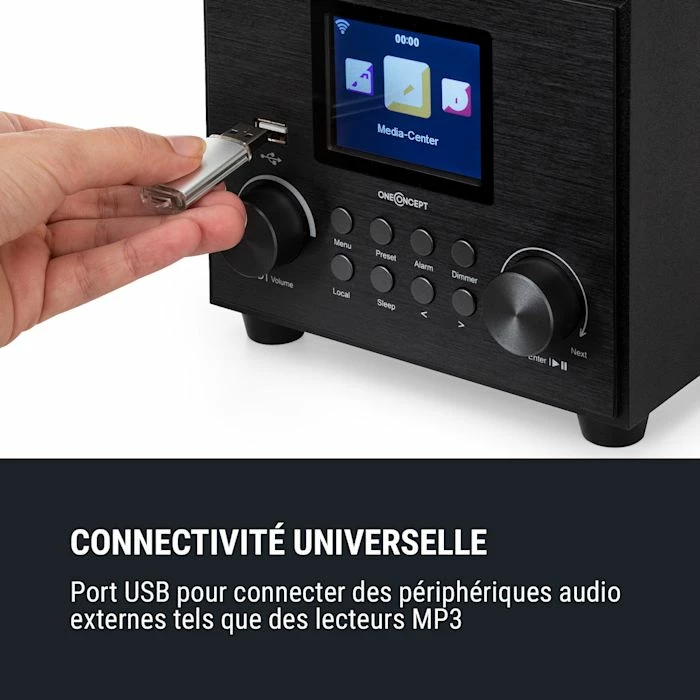 OneConcept Radios Internet Wifi Streamo Cube Radio Internet 4 OneConcept Radios Internet Wifi Streamo Cube Radio Internet – Image 3