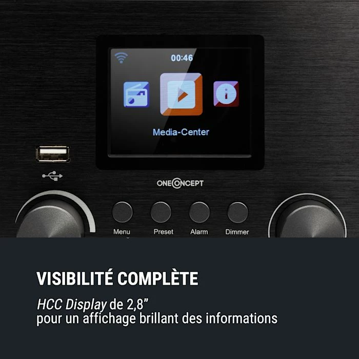 OneConcept Radios Internet Wifi Streamo Cube Radio Internet 6 OneConcept Radios Internet Wifi Streamo Cube Radio Internet – Image 5