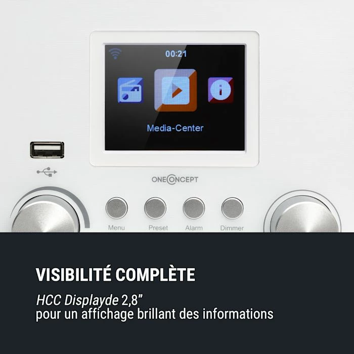 OneConcept Radios Internet Wifi Streamo Cube Radio Internet 7 OneConcept Radios Internet Wifi Streamo Cube Radio Internet – Image 5