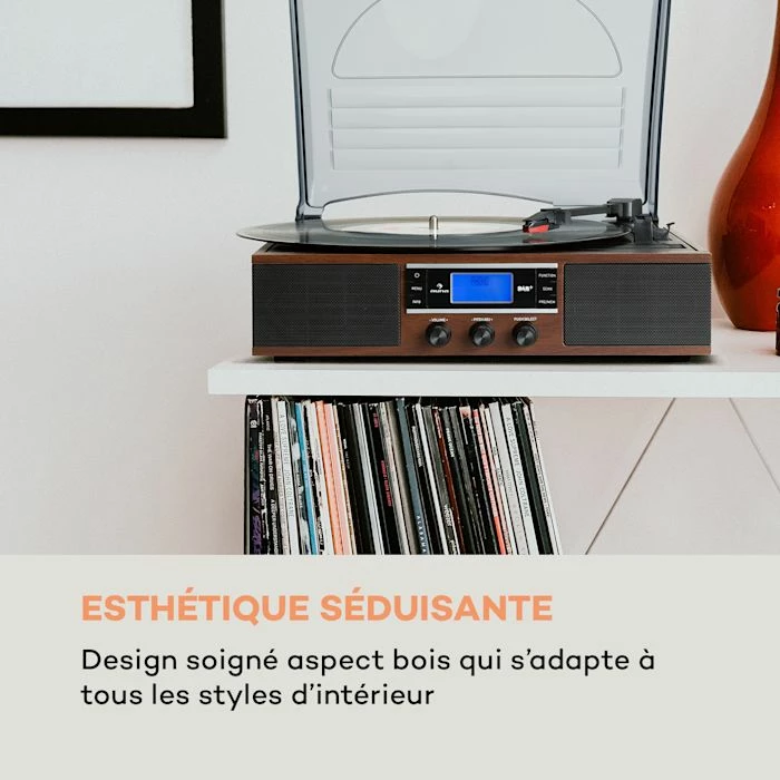 Auna Multimedia TT-138 DAB Platine Vinyle 6 Auna Multimedia TT-138 DAB Platine Vinyle – Image 4