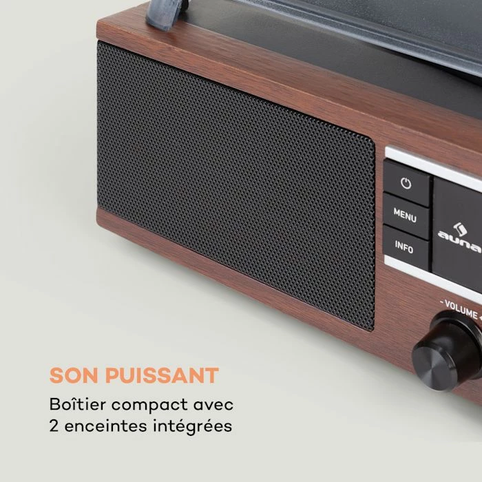 Auna Multimedia TT-138 DAB Platine Vinyle 7 Auna Multimedia TT-138 DAB Platine Vinyle – Image 5