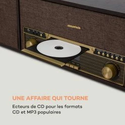 Auna Platines Retro Belle Epoque 1912 Platine Vinyle Rétro -Audio-et-HiFi Soldes 10034402 fr 0005 logo