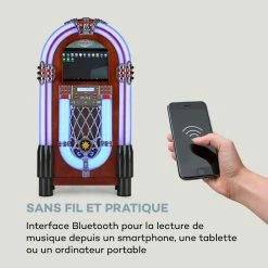 Auna Jukeboxes Graceland Touch Jukebox Imitation Bois -Audio-et-HiFi Soldes 10034802 fr 0006 logo