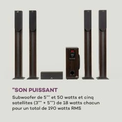 Auna Systèmes D´enceintes 5.1 Areal Elegance Système Surround 5.1 -Audio-et-HiFi Soldes 10034854 fr 0004 logo