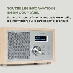 Auna Radios Numériques Ambient Radio DAB+/FM -Audio-et-HiFi Soldes 10034900 fr 0005 logo