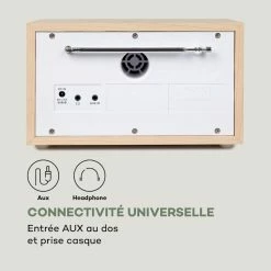 Auna Radios Numériques Ambient Radio DAB+/FM -Audio-et-HiFi Soldes 10034900 fr 0006 logo
