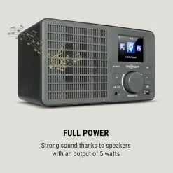 OneConcept Radios Internet Wifi TuneUp Radio Internet -Audio-et-HiFi Soldes 10034902 uk 0006 logo oneConcept TuneUp Internetradio dunkelgrau