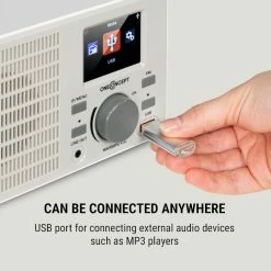 OneConcept Radios Internet Wifi TuneUp Radio Internet -Audio-et-HiFi Soldes 10034903 uk 0005 logo oneConcept TuneUp Internetradio weiss