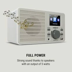 OneConcept Radios Internet Wifi TuneUp Radio Internet -Audio-et-HiFi Soldes 10034903 uk 0006 logo oneConcept TuneUp Internetradio weiss