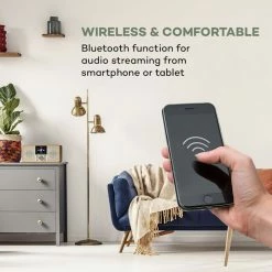 Auna Radios Internet Wifi IR-260 Radio Internet -Audio-et-HiFi Soldes 10034908 uk 0003 logo auna IR 260 Internetradio holz