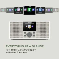 Auna Radios Internet Wifi IR-260 Radio Internet -Audio-et-HiFi Soldes 10034909 uk 0006 logo auna IR 260 Internetradio weiss