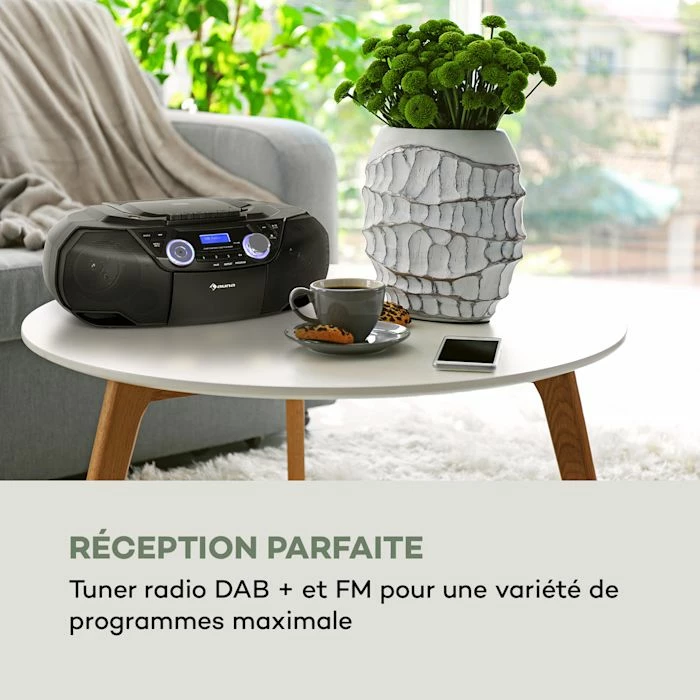 Auna Lecteurs CD & MP3 Roadie 2K Boombox Lecteur CD 4 Auna Lecteurs CD & MP3 Roadie 2K Boombox Lecteur CD – Image 2