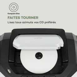 Auna Lecteurs CD & MP3 Roadie 2K Boombox Lecteur CD -Audio-et-HiFi Soldes 10034921 fr 0003 logo