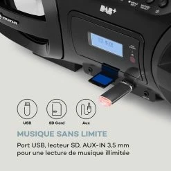 Auna Lecteurs CD & MP3 Soundblaster DAB Boombox -Audio-et-HiFi Soldes 10035222 fr 0003 logo