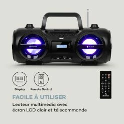 Auna Lecteurs CD & MP3 Soundblaster DAB Boombox -Audio-et-HiFi Soldes 10035222 fr 0005 logo