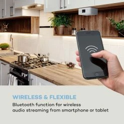 Auna Radios Encastrables & Radios De Cuisine Sound Maître Radio De Cuisine -Audio-et-HiFi Soldes 10035312 uk 0003 logo auna Sound Maitre Kuechenradio weiss