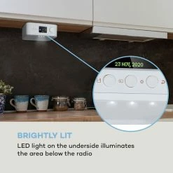 Auna Radios Encastrables & Radios De Cuisine Sound Maître Radio De Cuisine -Audio-et-HiFi Soldes 10035312 uk 0006 logo auna Sound Maitre Kuechenradio weiss