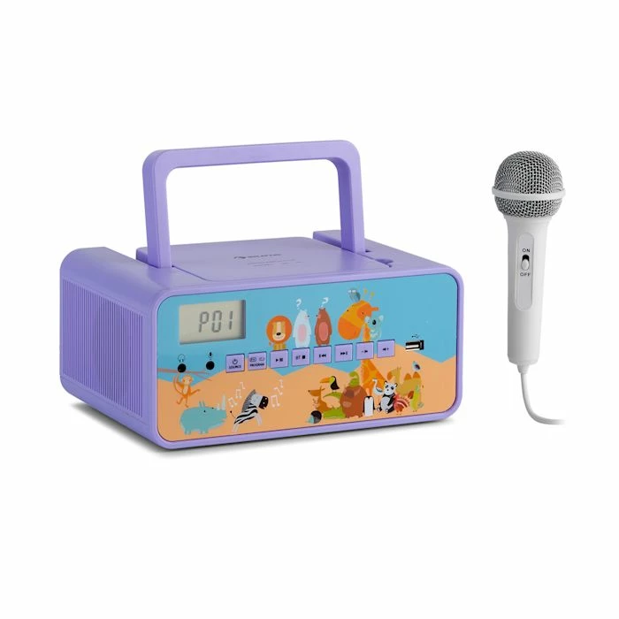 Auna Lecteurs CD & MP3 Kidsbox Zoo CD Boombox 3 Auna Lecteurs CD & MP3 Kidsbox Zoo CD Boombox