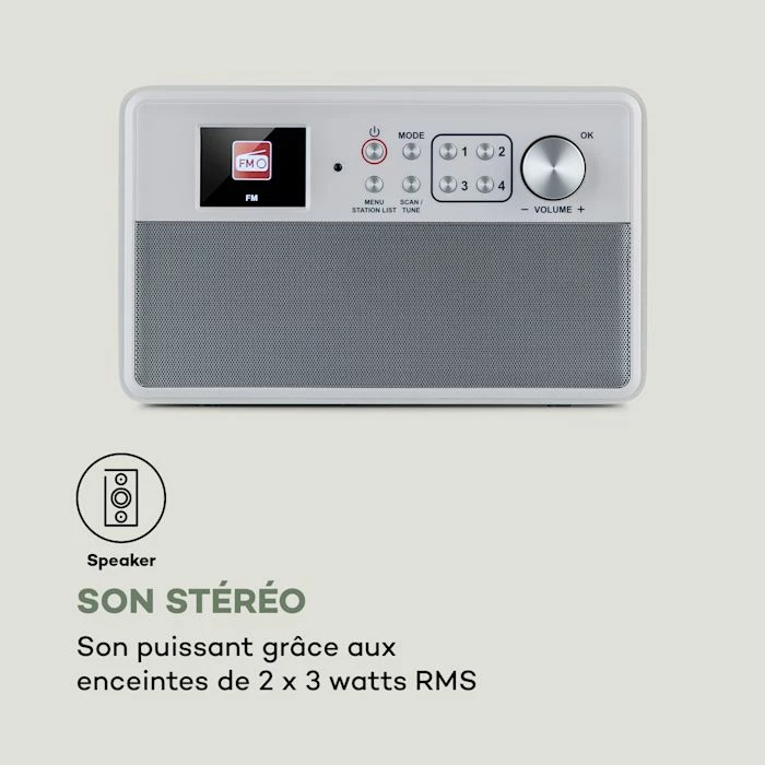 Auna Radios Numériques Nestor Radio DAB+ 8 Auna Radios Numériques Nestor Radio DAB+ – Image 6