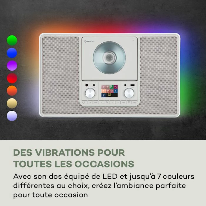 Auna Radios Numériques Scala VCD-IR Radio Internet 4 Auna Radios Numériques Scala VCD-IR Radio Internet – Image 2