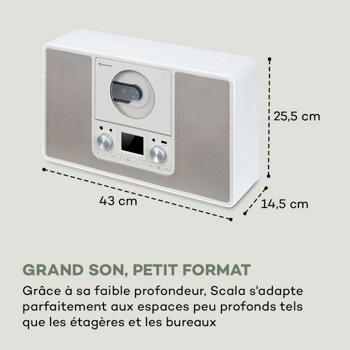 Auna Radios Numériques Scala VCD-IR Radio Internet 6 Auna Radios Numériques Scala VCD-IR Radio Internet – Image 4