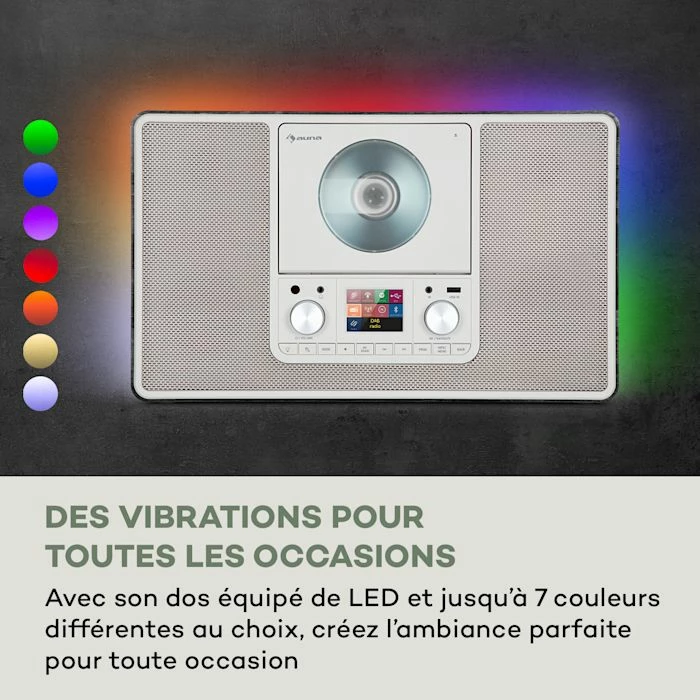 Auna Radios Numériques Scala VCD-IR Radio Internet 4 Auna Radios Numériques Scala VCD-IR Radio Internet – Image 2