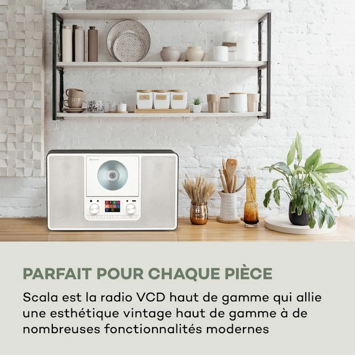 Auna Radios Numériques Scala VCD-IR Radio Internet 5 Auna Radios Numériques Scala VCD-IR Radio Internet – Image 3