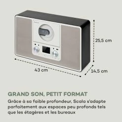 Auna Radios Numériques Scala VCD-IR Radio Internet 11 Auna Radios Numériques Scala VCD-IR Radio Internet -Audio-et-HiFi Soldes 10035428 fr 0004 logo