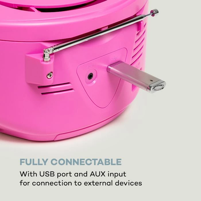 Auna Lecteurs CD & MP3 Harper CD Boombox 6 Auna Lecteurs CD & MP3 Harper CD Boombox – Image 4