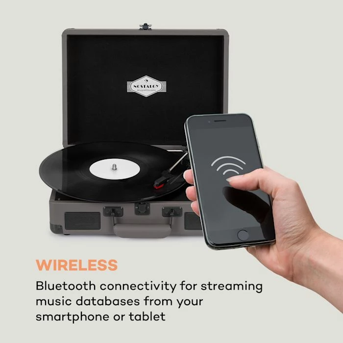 Auna Platines Retro Tourne-disque Peggy Sue BT 5 Auna Platines Retro Tourne-disque Peggy Sue BT – Image 3