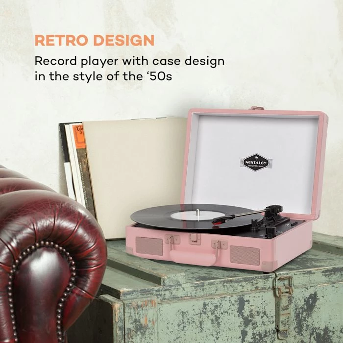 Auna Platines Retro Tourne-disque Peggy Sue BT 4 Auna Platines Retro Tourne-disque Peggy Sue BT – Image 2