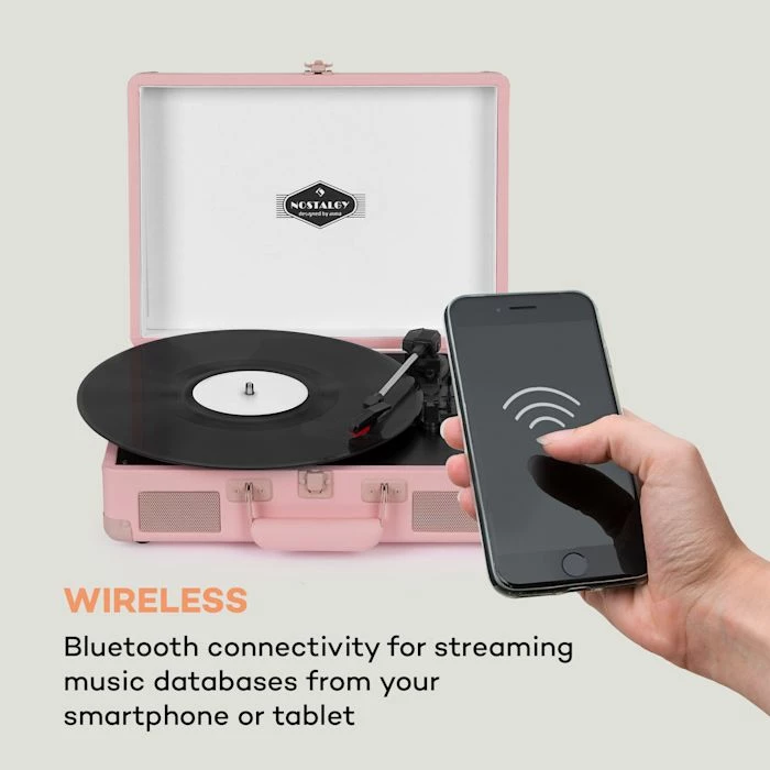 Auna Platines Retro Tourne-disque Peggy Sue BT 5 Auna Platines Retro Tourne-disque Peggy Sue BT – Image 3