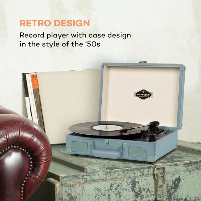 Auna Platines Retro Tourne-disque Peggy Sue BT 4 Auna Platines Retro Tourne-disque Peggy Sue BT – Image 2
