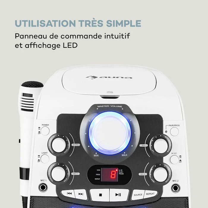 Auna Multimedia StarMaker 2.0 Système De Karaoké 8 Auna Multimedia StarMaker 2.0 Système De Karaoké – Image 6