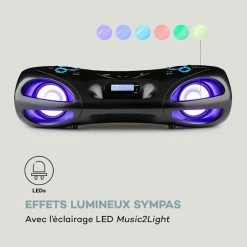 Auna Radios CD Boombox DAB Spacewoofer -Audio-et-HiFi Soldes 10036341 fr 0003 logo