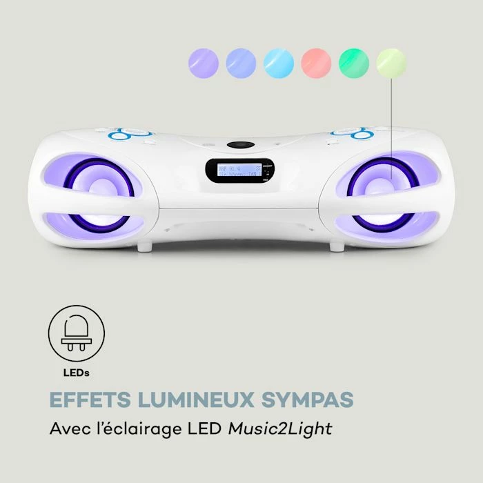 Auna Radios CD Boombox DAB Spacewoofer 5 Auna Radios CD Boombox DAB Spacewoofer – Image 3