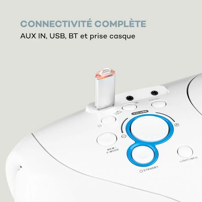 Auna Radios CD Boombox DAB Spacewoofer 6 Auna Radios CD Boombox DAB Spacewoofer – Image 4