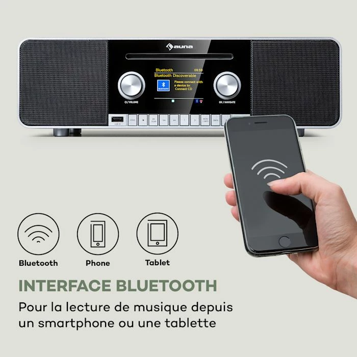 Auna Radios Internet Wifi Connect CD MKII Radio Internet 6 Auna Radios Internet Wifi Connect CD MKII Radio Internet – Image 4