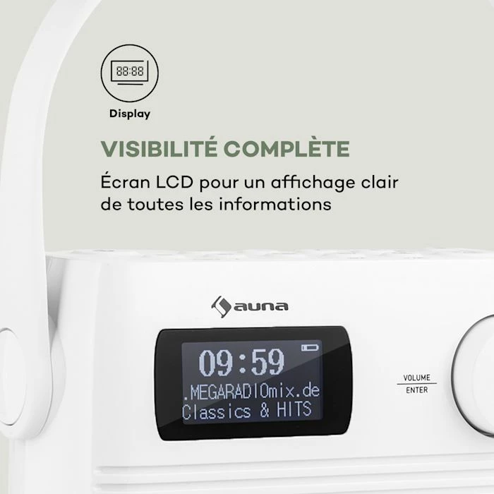 Auna Radios Numériques Splash Radio Pour La Douche 7 Auna Radios Numériques Splash Radio Pour La Douche – Image 5