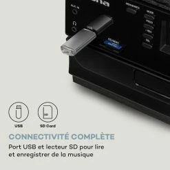 Auna Multimedia Chaîne Stéréo Rétro Oakland DAB Plus -Audio-et-HiFi Soldes 10038003 fr 0004 logo