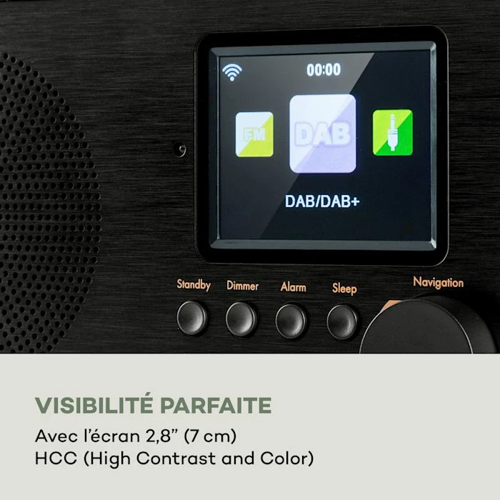 Auna Radios Internet Wifi Silver Star Mini Radio Internet Stéréo DAB+/FM 7 Auna Radios Internet Wifi Silver Star Mini Radio Internet Stéréo DAB+/FM – Image 5