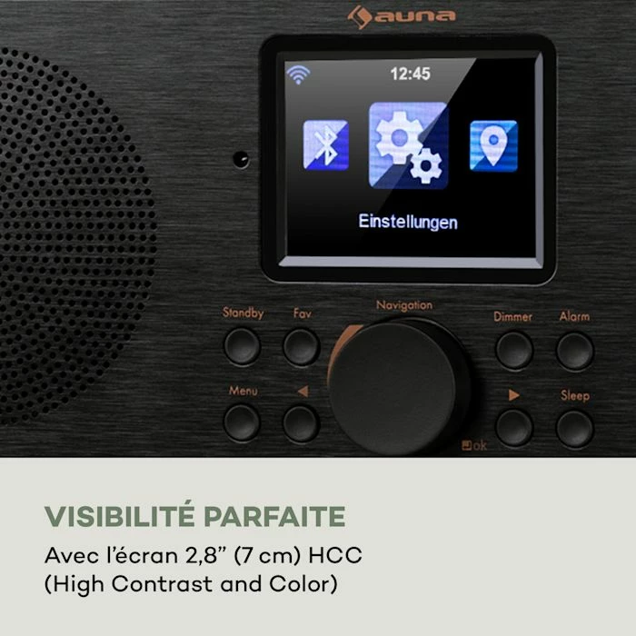 Auna Radios Internet Wifi Silver Star Radio Internet Stéréo DAB+/FM 8 Auna Radios Internet Wifi Silver Star Radio Internet Stéréo DAB+/FM – Image 6