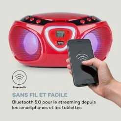 Auna Lecteurs CD & MP3 Roadie CD Boombox -Audio-et-HiFi Soldes 10038357 fr 0003 logo