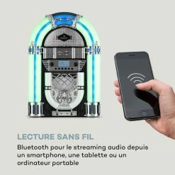 Auna Jukeboxes Arizona DAB + Jukebox -Audio-et-HiFi Soldes 10038371 fr 0003 logo