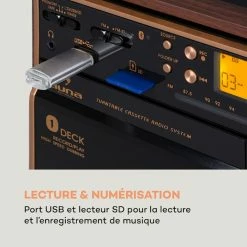 Auna Multimedia Chaîne Stéréo 388-BT Wood -Audio-et-HiFi Soldes 10038372 fr 0004 logo