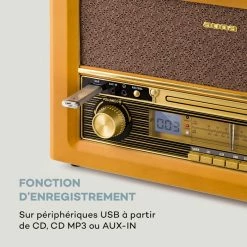 Auna Radios CD Chaîne Stéréo Rétro Belle Epoque 1906 -Audio-et-HiFi Soldes 10040054 fr 0003 logo